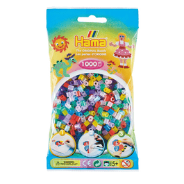 HAMA Perlen Mix Transparent 1.000 Stück