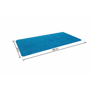 Bestway® PE-Solarabdeckplane 380 x 180 cm blau eckig