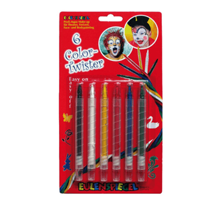 Eulenspiegel Schminkstifte Color Twister 6er