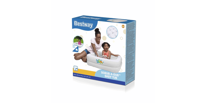 Bestway® Baby-Duschwanne Scrub-A-Dub™ 86 x 86 x 25 cm