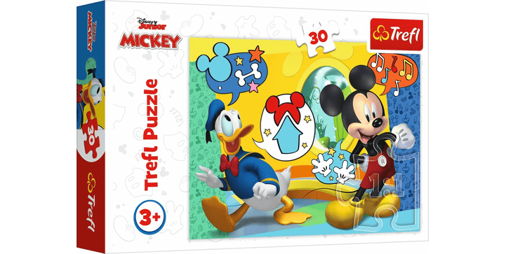 Trefl Puzzle 30 - Micky Maus Funhouse