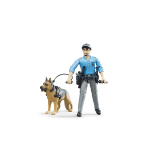 bruder® bworld Polizist mit Hund