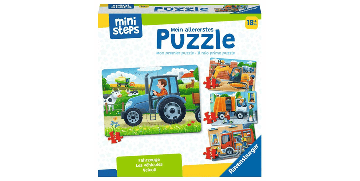 Ravensburger - ministeps - Mein allererstes Puzzle: Fahrzeuge