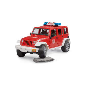 bruder® 02528 - Jeep Wrangler Rubicon Unlimited Feuerwehreinsatzfahrzeug + Figur