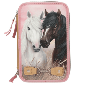 Miss Melody 3 Fach Federtasche DUSTY ROSE