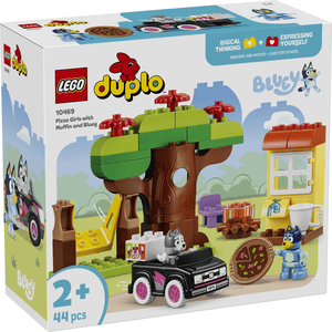 LEGO® DUPLO® 10469 Bluey Pizza Schwestern mit Muffin und Bluey