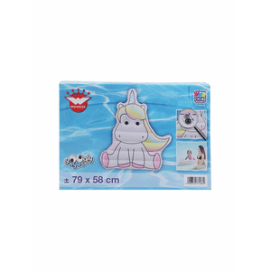 Happy People Kinder-Luftmatratze Einhorn mit Wackelaugen