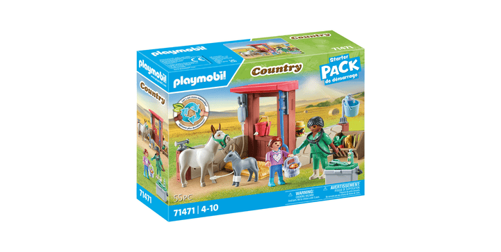 71471 Tierarzteinsatz bei den Eseln - Playmobil