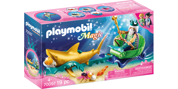 70097 Meereskönig mit Haikutsche - Playmobil
