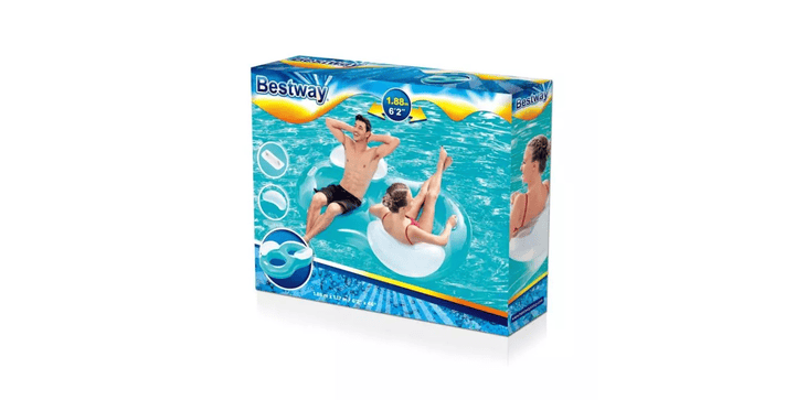 Bestway® 2-Personen-Schwimmring mit Rückenlehne Lounge