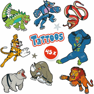 SES Tattoos für Kinder ? Tier Kämpfer