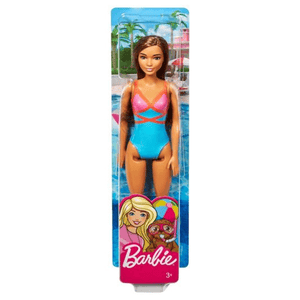Mattel Barbie Beach Puppe mit blauem Badeanzug