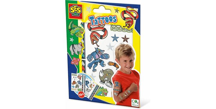 SES Tattoos für Kinder ? Tier Kämpfer