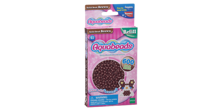 Aquabeads - Braune Perlen
