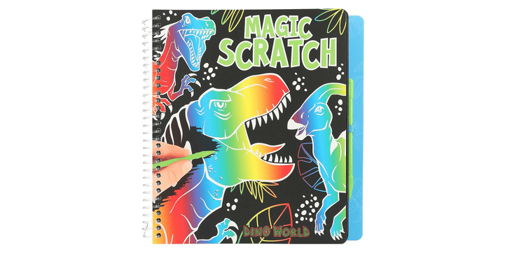 Dino World Magic Scratch Book