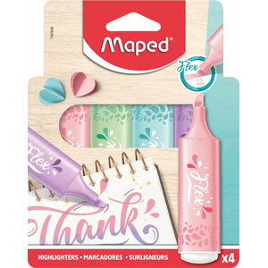 Maped Textmarker FLEX PASTELL x 4