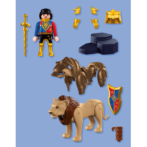 72212 Löwe mit goldenem Ritter - Playmobil