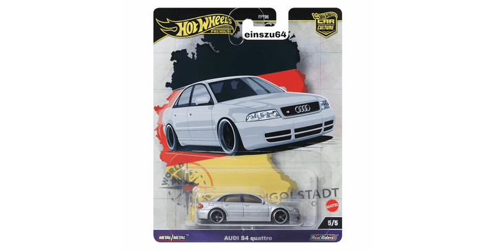 Hot Wheels Die Cast Premium Edition Audi S4 quattro