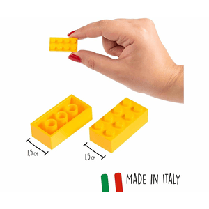 Simba Blox 1000 gelbe 4er Steine lose