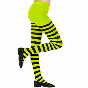 Widmann Strumpfhose grün/ schwarz gestreift 11-14 Jahren