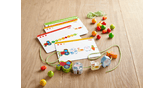 HABA Gioco Infila Perline Fattoria (21 Pezzi) + Corde E Schede | Creatività E Motricità Fine Per Bambini 3+ Anni - 3