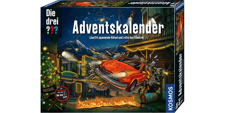 Kosmos Die drei ??? Adventskalender 2021 Rette den Filmdreh!