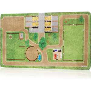 LittleLino Pferde Spielteppich Groß 118 x 220 cm
