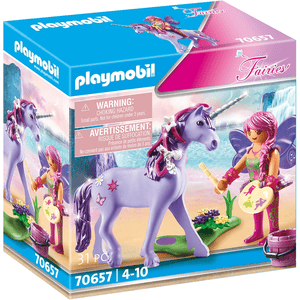 70657 Einhorn mit Schmück-Fee - Playmobil