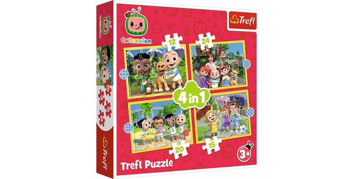 Trefl 4 in 1 Puzzle - Cocomelon