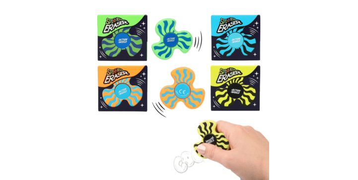 Adventure World Fidget Spinner Radierer - Blindpack