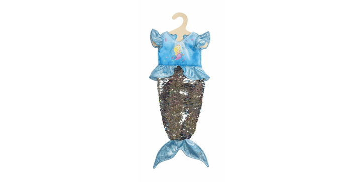 Heless Puppen-Outfit Meerjungfrau Ava mit Wendepailletten - Gr. 35-45 cm
