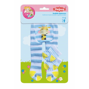 Heless Puppen-Strumpfhose mit Söckchen "Lustige Tiere" - Gr. 35-45 cm Blindpack