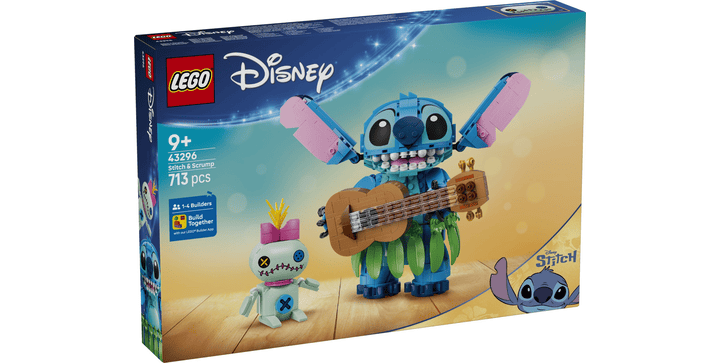 LEGO® Disney 43296 Lilo & Stitch Classic Stitch und Scrump