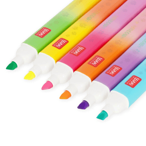 Legami Textmarker mit Doppelspitze - MEOW, Kitty, 6er Set