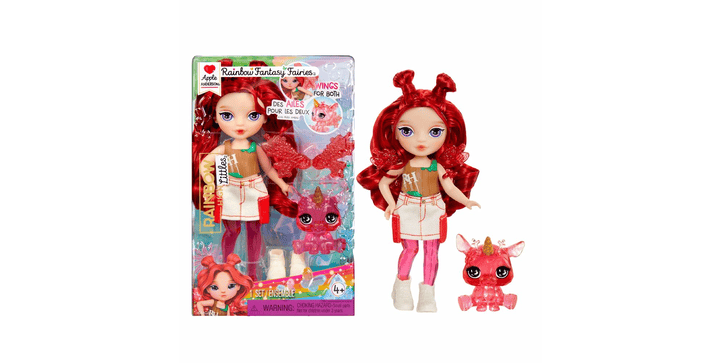 Rainbow High Littles Rainbow Fantasy Fairies Doll - Apple (Red)