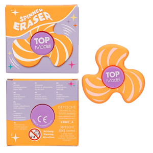 TOPModel Fidget Spinner Radiergummi - Blindpack