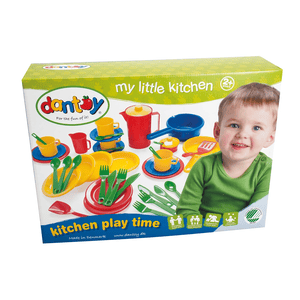 Dantoy 4223 - Küchenspielset, 42-teilig, mehrfarbig, Bio-Plastik