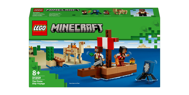 LEGO® Minecraft™ 21259 Die Piratenschiffreise