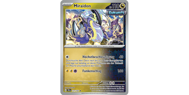 Amigo Pokèmon Sammelkarte Miraidon - Promokarte limitiert