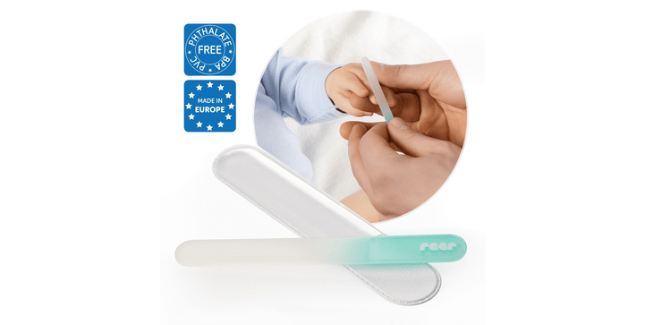 Reer - 81043 Premium Care Baby Glas-Nagelfeile