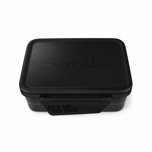 satcht Edelstahl Brotdose Black
