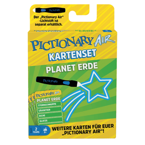 Mattel Games Pictionary Air Expansion Card Set - Planet Erde - Familienspiel