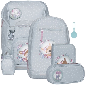 Beckmann Classic Schulrucksack 7-teilig Deer Dusty Mint