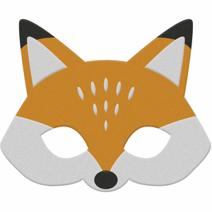 Folat Maske Filz - Fuchs