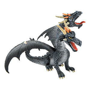 BULLYLAND® Zweiköpfiger Drache schwarz