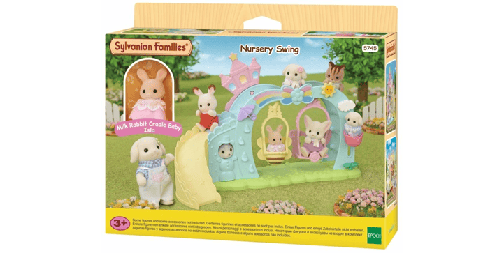 Sylvanian Families Erlebniskindergarten Schaukel mit Figur