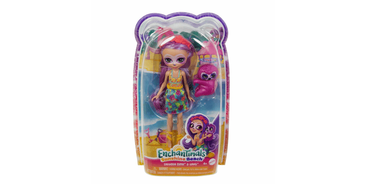Enchantimals Spring- Purple Sloth