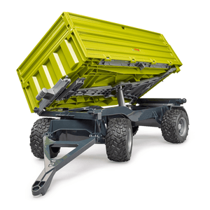 bruder - Fliegl Dreiseitenkippanhänger mit Aufsteckbordwand