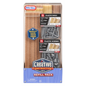 little Tikes Creative Construction - Holz, Nägel und Schraubenset