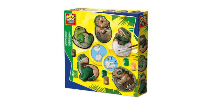 SES Gießen und anmalen - Dino-Eier